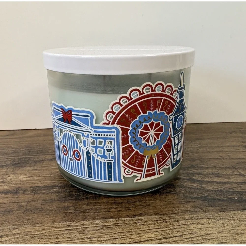 Bath & Body Works London Tea & Biscuits Scented 3-Wick Candle 14.5oz RARE New